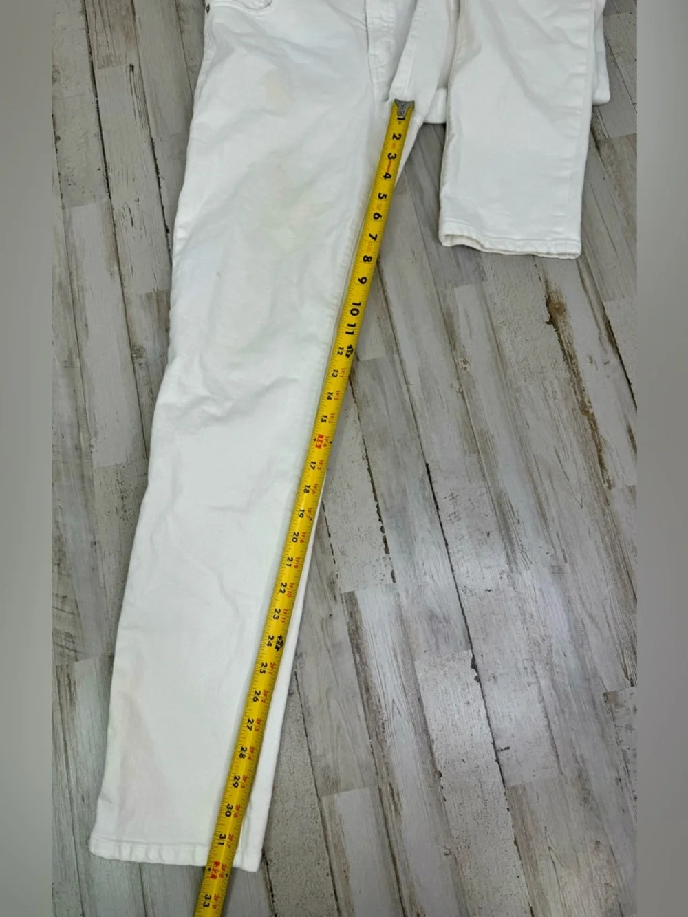 Gap Girlfriend Mid Rise Jean 27| 4T White Jeans - Picture 9 of 12